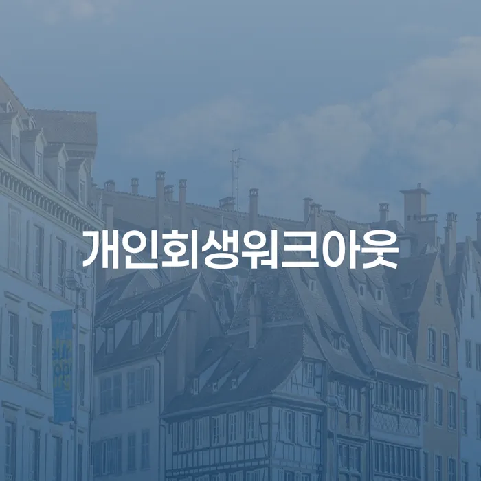 강화군 개인회생개인파산 빚 합법적인 빠른방법 자세히알고